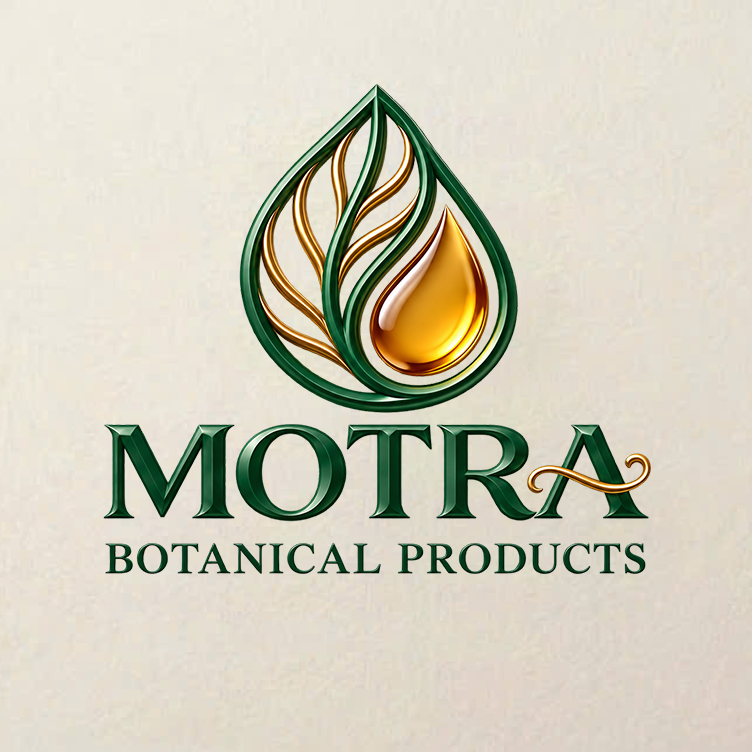 Motra — Essential Products from Farm, brand mark on paper